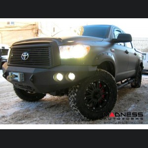 Toyota Tundra Stealth Front Winch Bumper - Raw Steel WARN M8000 Or 9.5xp